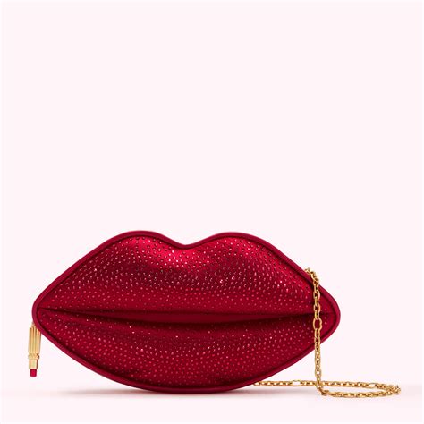 fake lulu guinness lip bag|lulu pearl lip clutch bag.